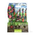 Boîte d'affichage 3PCS Kit d'outils de jardin d'impression florale